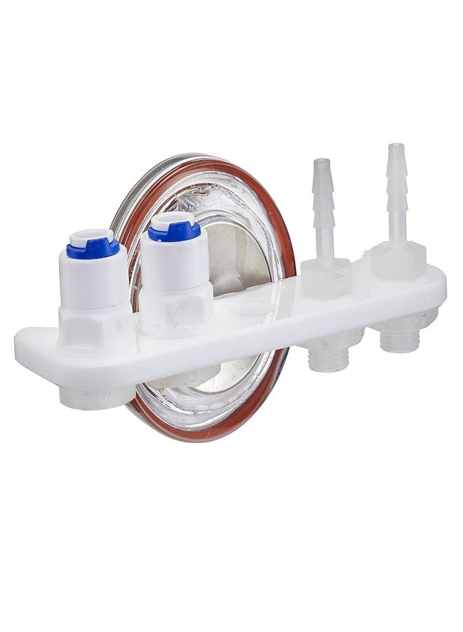 حامل أنابيب الجرعات المغناطيسي AquaReady DTH-1 لأحواض السمك - حامل أكريليك متين مع وصلات سريعة لمضخات الجرعات، والتعبئة التلقائية، وإدارة أنابيب المياه المالحة والعذبة - Image 1